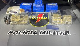 Polícia apreende 15 kg de drogas na Vila Brejal, em Maceió; suspeito foi preso