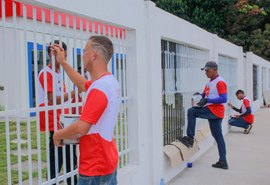 Prefeitura realiza serviços de manutenção nas escolas da Semed