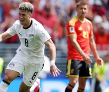 Egito surpreende Bélgica mas cede empate pelo grupo G