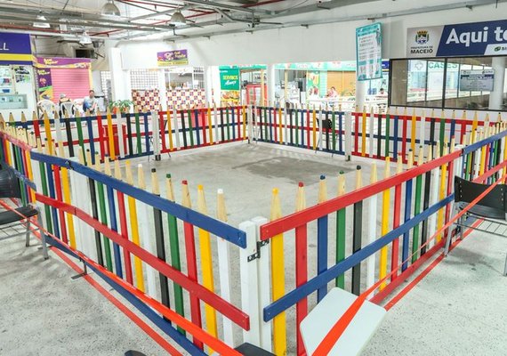 No Centro de Maceió, shopping popular ganhará parque de recreação para crianças