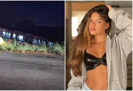 Ônibus com a cantora Brisa Star cai em ribanceira no Ceará