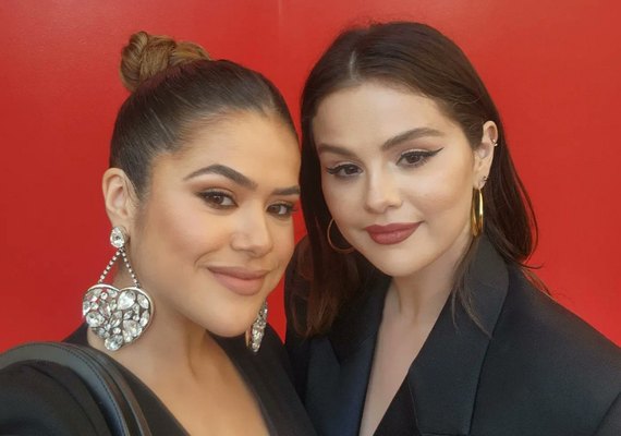 Maisa Silva conhece Selena Gomez e se emociona: 'sonho realizado'