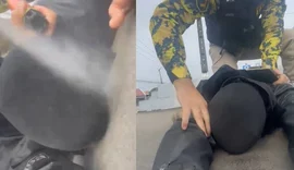 Vídeos mostram ação truculenta do DMTT contra motociclista na Jatiúca