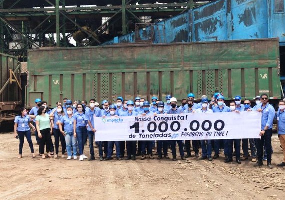 Usina alagoana bate a marca de um milhão de toneladas de cana processadas