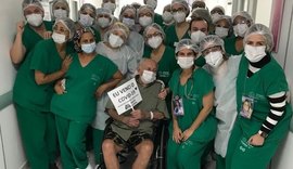 Aos 104 anos, homem se recuperar da Covid-19 em Alagoas