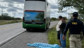 Mulher morre atropelada por ônibus na BR-423 na zona rural de Delmiro Gouveia