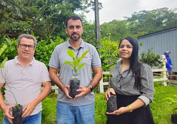 Usina Caeté doa 200 mudas para ações ambientais em São Miguel dos Campos