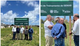Representantes da Faeal/Senar visitam terreno do futuro Centro de Treinamento em Alagoas