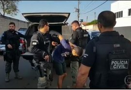 Operação Cronos prende três suspeitos de feminicídio e homicídio em Alagoas