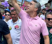 Dawison Calheiros participa de caminhada no Jacintinho ao lado de Rafael Brito