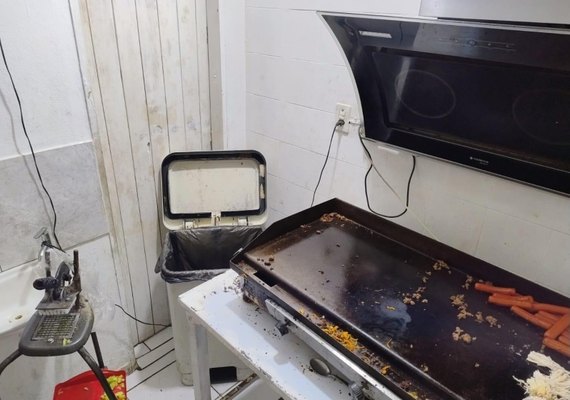 Estabelecimento é interditado pela Vigilância Sanitária após flagra de insalubridade em Maceió