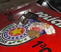 Abordagem policial resulta em apreensão de drogas e armamento em Anadia