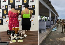 Operação Dia das Mães: duas mulheres são presas tentando entrar no presídio com 1 kg de drogas