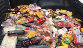 Mais de 500 kg alimentos impróprios para consumo são apreendidos de circulação neste final de semana