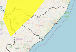 Inmet emite alerta de chuvas intensas para 23 municípios de Alagoas; confira