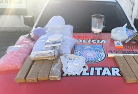 PM desarticula refinaria de cocaína e apreende drogas em Rio Largo