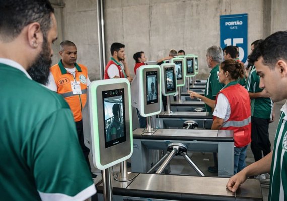 Reconhecimento facial amplia público nos estádios e reforça segurança