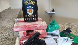 Jovem é preso em flagrante com 8 kg de maconha no bairro do Antares