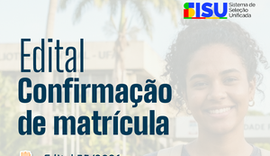 Ufal convoca aprovados no Sisu para confirmar matrícula no 2° semestre letivo