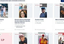 Venezuela cria site para buscas de mais de 24 mil desaparecidos