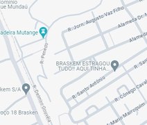 Google Maps exibe protesto próximo à mina 18: 'Braskem estragou tudo'