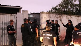 Polícia Civil realiza megaoperação para combater crimes em Alagoas