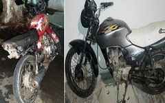 Motocicletas roubadas que foram recuperadas