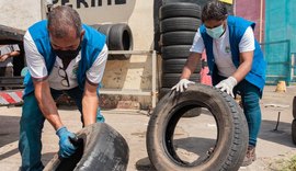 Saúde inicia Mutirão de Coleta de Pneus em borracharias nesta quinta-feira (5)