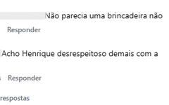 Outros internautas também reagiram