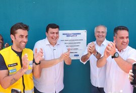 Ao lado de Paulo Dantas, secretário Ricardo Dória entrega base do Ronda no Bairro em Rio Largo