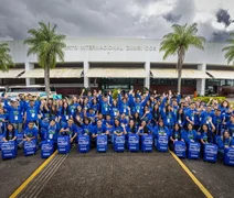 Daqui Pro Mundo: alunos embarcam após cerimônia de despedida nesta quinta-feira