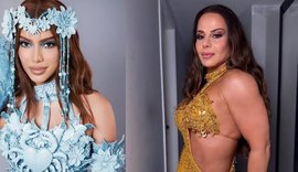 Anitta convida Viviane Araújo para coroação na Grande Rio