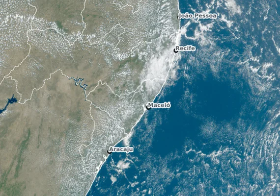 Previsão do tempo indica quarta de sol firme e calor de até 33°C em AL