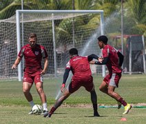 Zagueiro do CRB , Fábio Alemão retorna aos treinos após desfalque