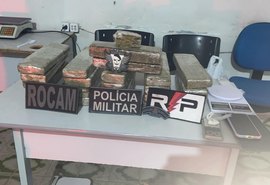 3º Batalhão da PM apreende mais de 20kg de drogas durante ação em Arapiraca