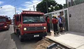 Ocorrência de incêndio atinge casa no Poço e mobiliza a população