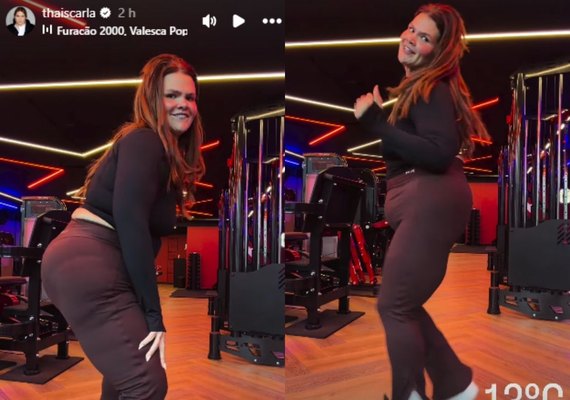 Thais Carla dança em treino e celebra nova fase após anunciar divórcio