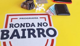 Ronda no Bairro prende jovem de 25 anos por tráfico de drogas no Francês