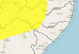 Inmet emite alerta de baixa umidade para Sertão de Alagoas