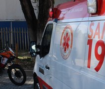 Três pessoas ficam feridas em acidente envolvendo motocicletas na parte alta de Maceió