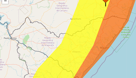 Inmet emite dois alertas para acumulado de chuvas em AL; confira a lista de municípios