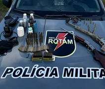 PM apreende três armas, munições e radiocomunicadores em Satuba