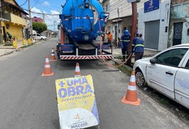Seminfra limpa 130 metros de galeria de água na Ponta Grossa