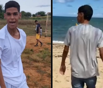 Brasileiro do momento: Luva de Pedreiro posta vídeo conhecendo a praia pela primeira vez