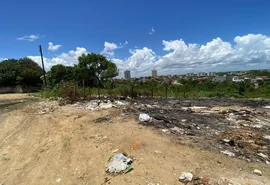 Fiscais ambientais vistoriam local de incêndio em Cruz das Almas