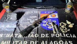 Polícia apreende 32 armas e mais de 16 quilos de drogas em Alagoas