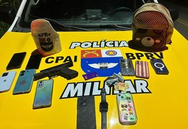 Trio é preso acusado de sequência de roubos em Paripueira