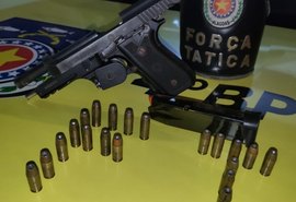 Força Tática do 4º BPM prende homem que roubou arma de militar