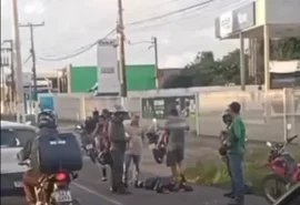 Acidente entre moto e bicicleta deixa um morto e ciclista ferido em Maceió