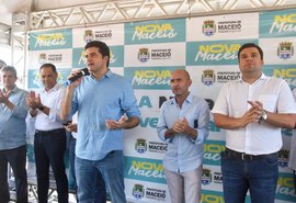 Nova Maceió: prefeito inaugura via de acesso ao Maceió I